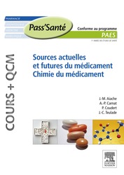 Sources actuelles et futures du médicament - Chimie du médicament (Cours + QCM)